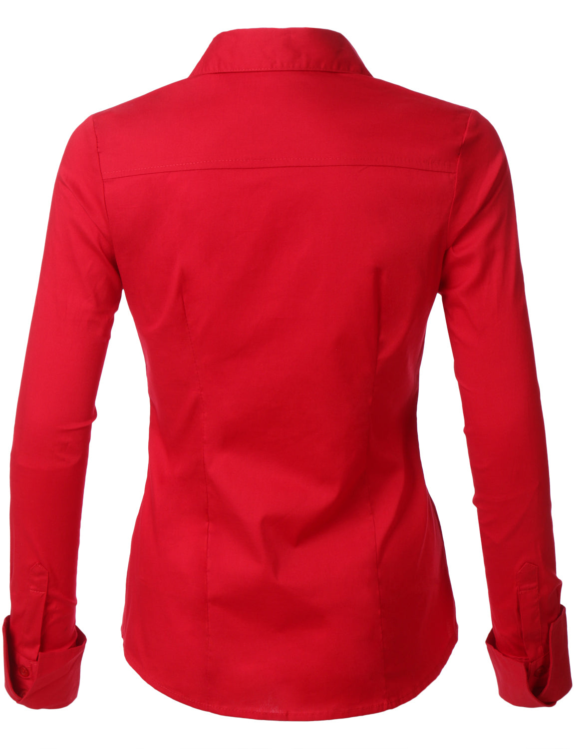 Long Sleeve Button Down Shirt (Plus) – LE3NO