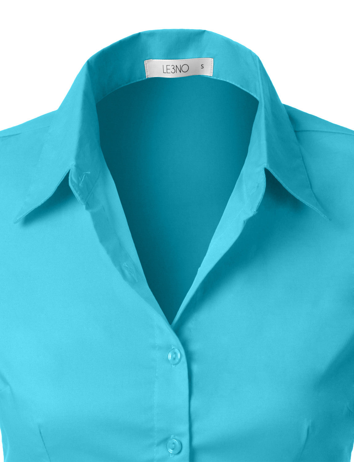 Short Sleeve Stretch Button down Cotton Shirt – LE3NO Short Sleeve Stretch Button down Cotton Shirt – LE3NO